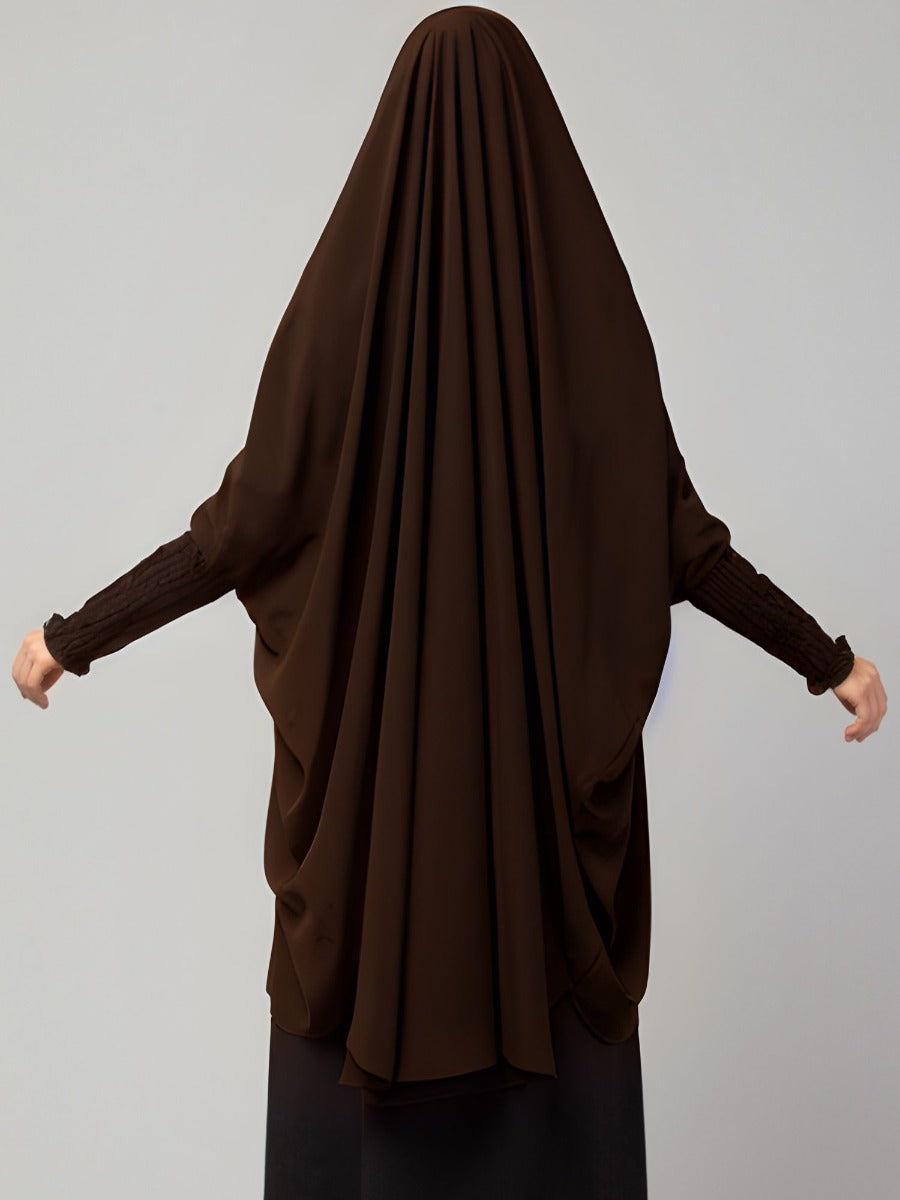 Khimar-Long Prayer Hijab With Mouth-Piece