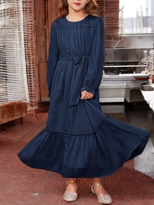 Georgette Grace: Designer Abaya Dress for Young Fashionistas