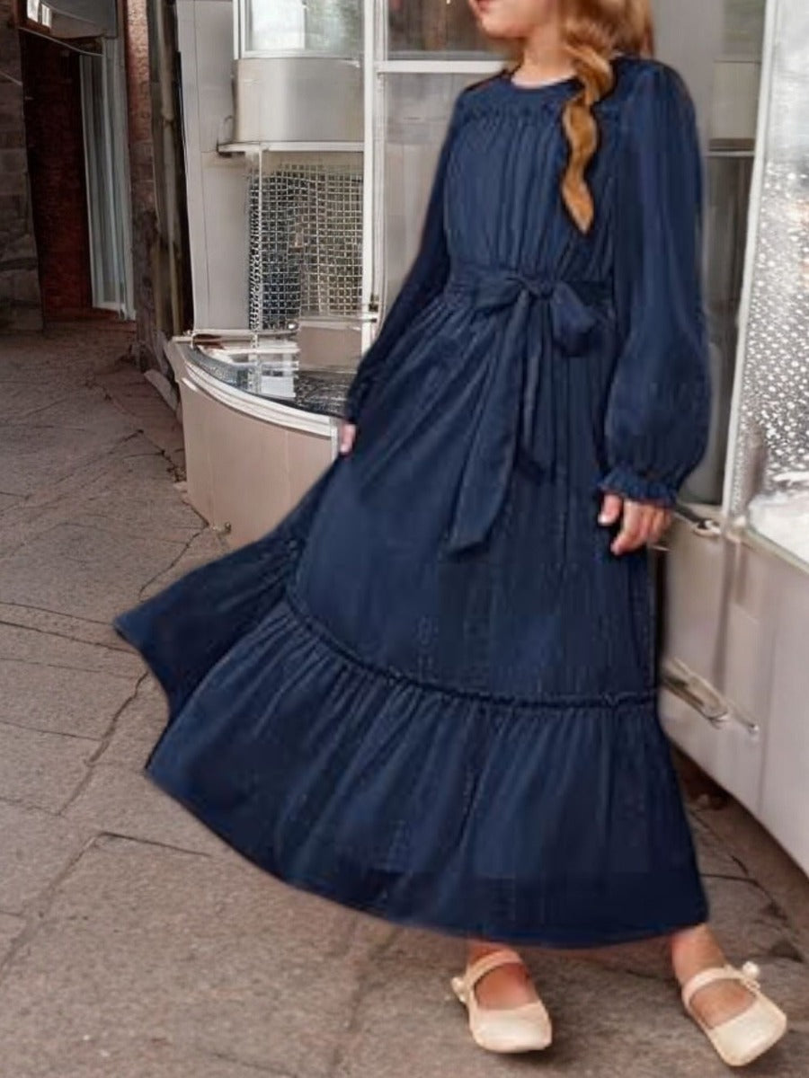 Georgette Grace: Designer Abaya Dress for Young Fashionistas