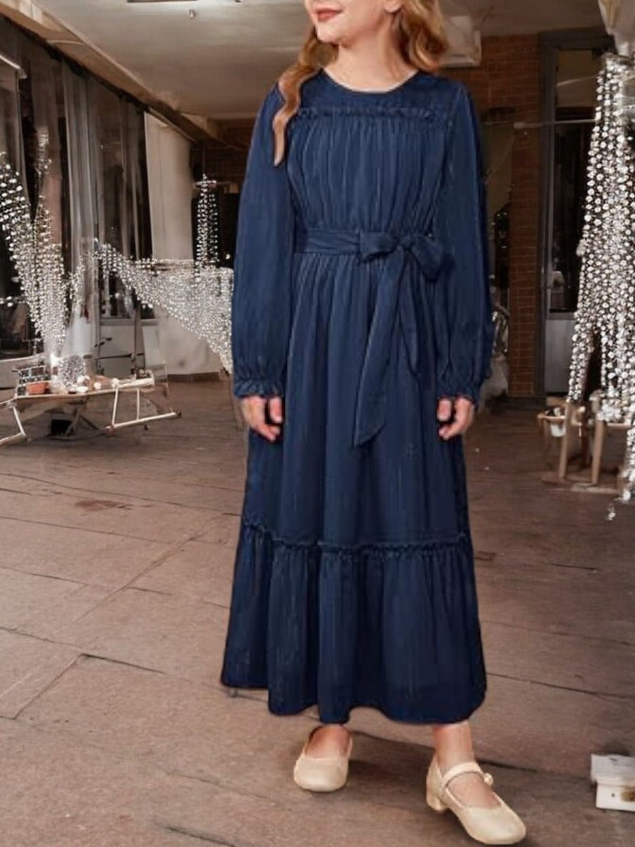 Georgette Grace: Designer Abaya Dress for Young Fashionistas