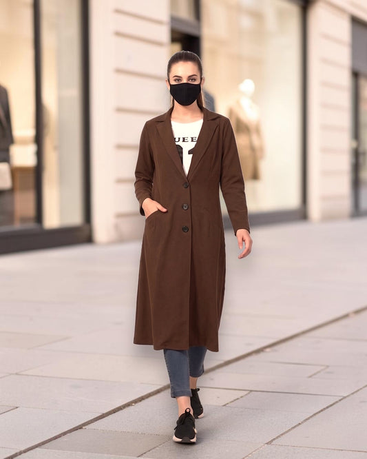 Longline Blazer for women with Pockets | blazer-for-women