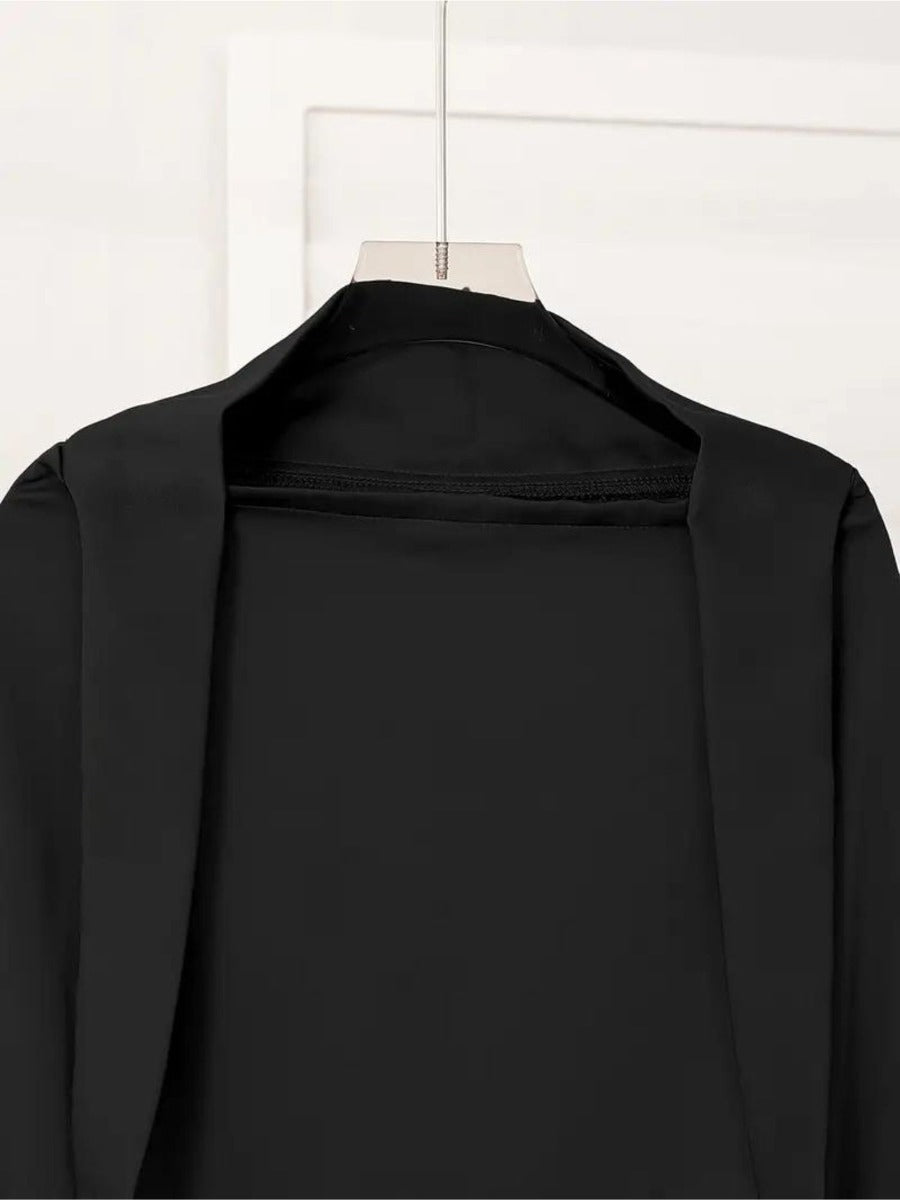 Two-Piece Abaya Set with Coordinated Sleeveless Khimar Hijab