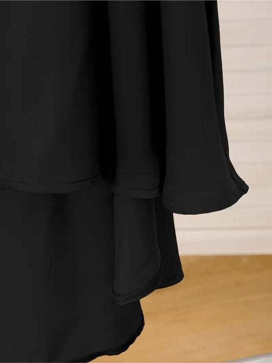 Two-Piece Abaya Set with Coordinated Sleeveless Khimar Hijab