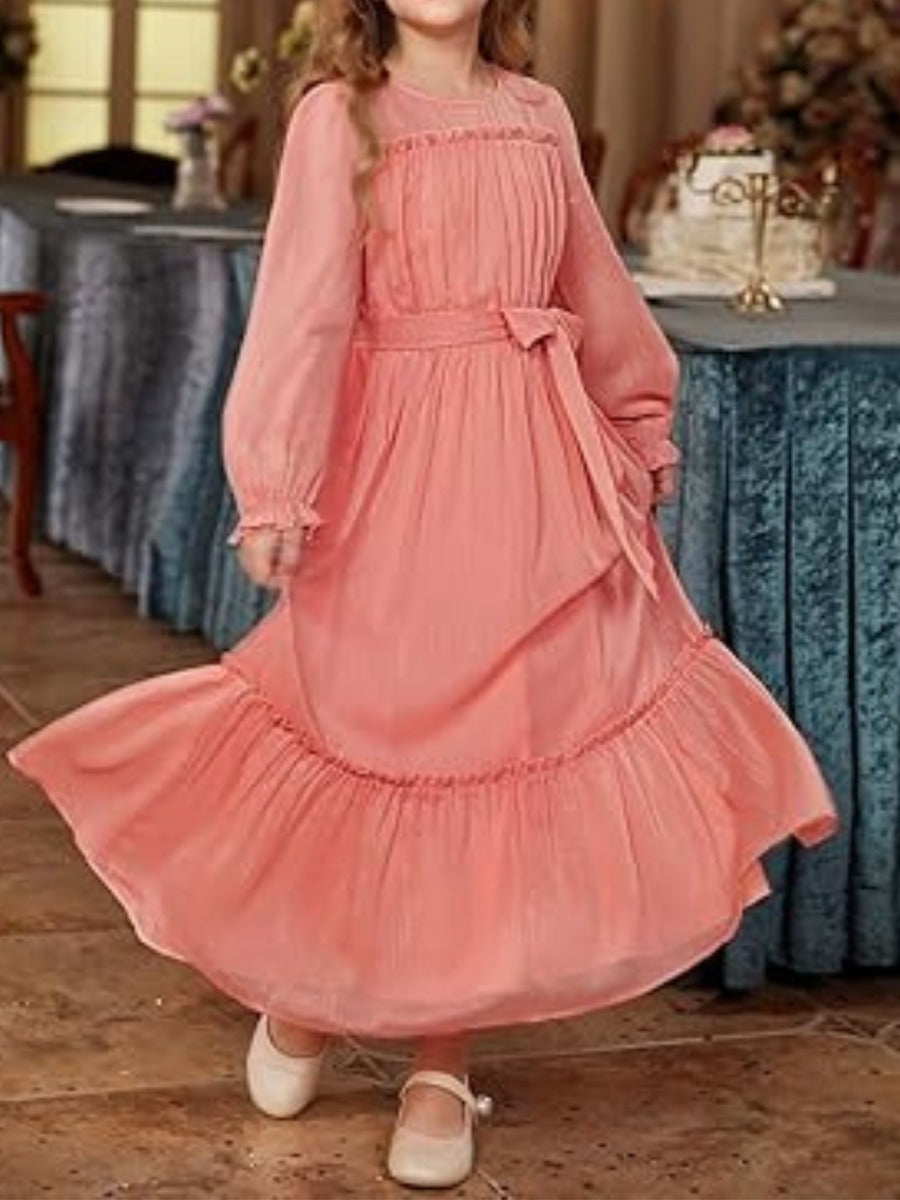 Georgette Grace: Designer Abaya Dress for Young Fashionistas
