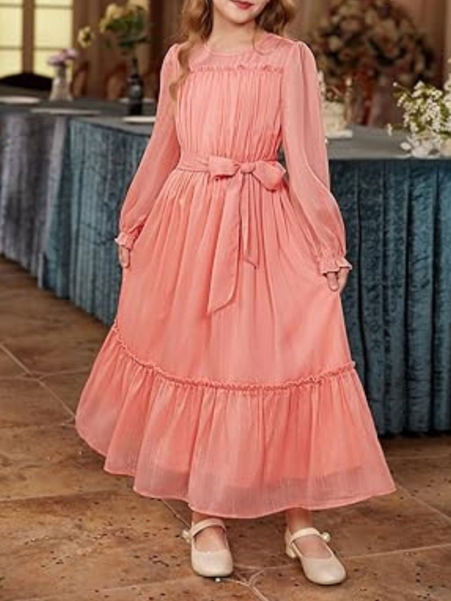 Georgette Grace: Designer Abaya Dress for Young Fashionistas