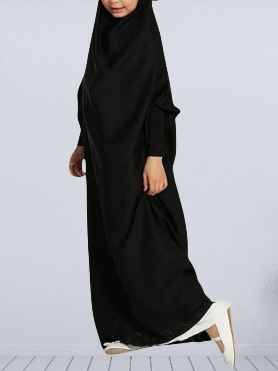 Nida Satin Full-Length Jilbab for Kids