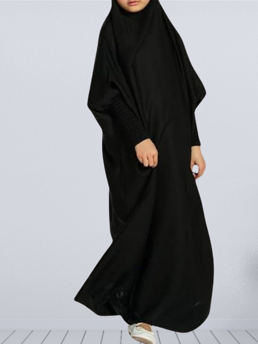 Nida Satin Full-Length Jilbab for Kids