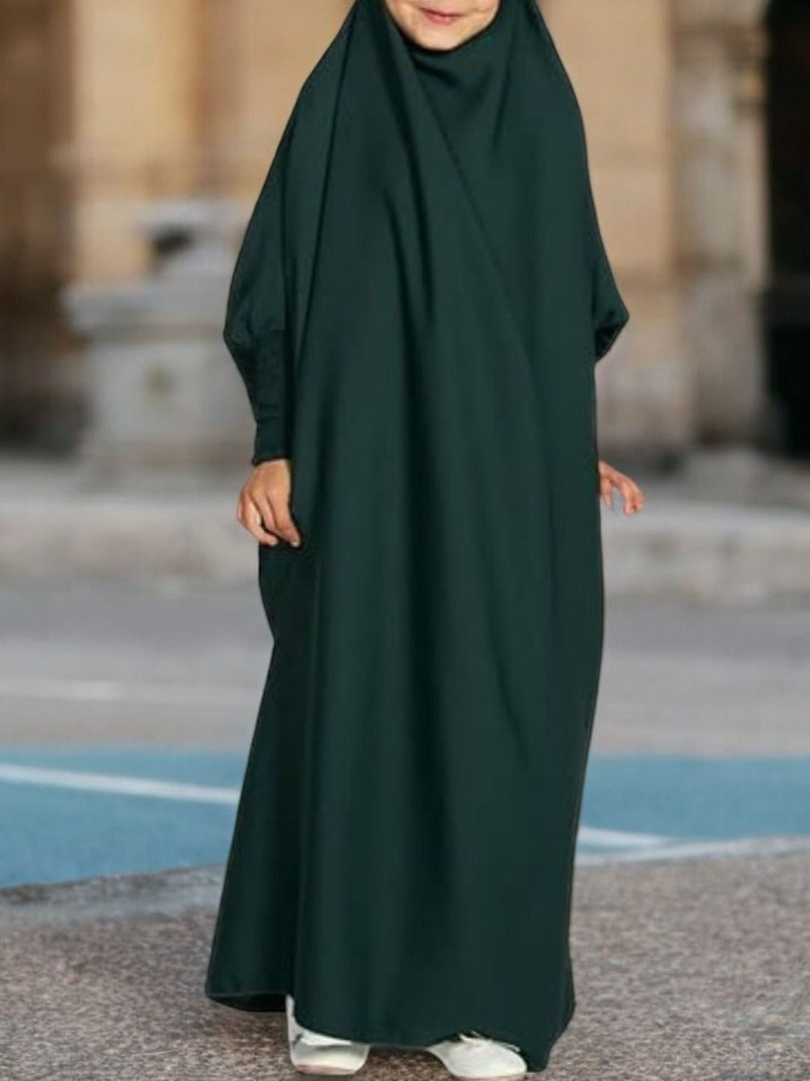Nida Satin Full-Length Jilbab for Kids