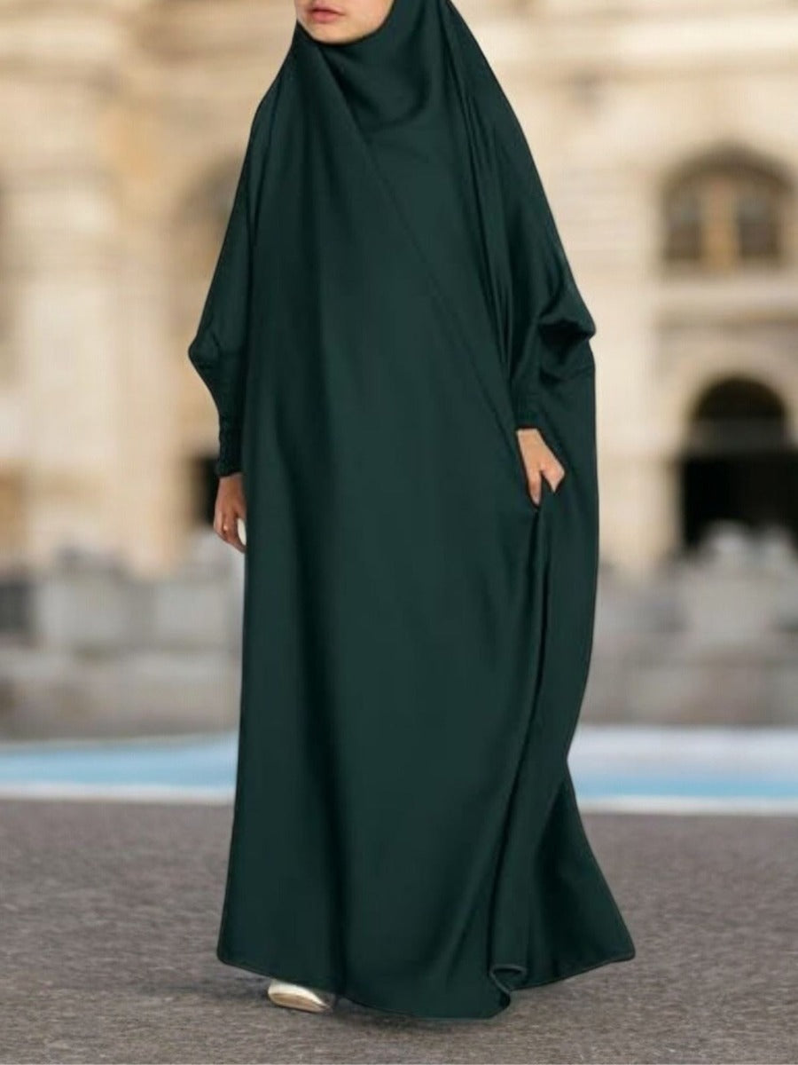 Nida Satin Full-Length Jilbab for Kids