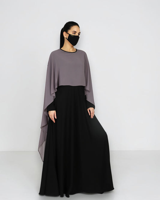Princes Abaya Dress In Dual Layer