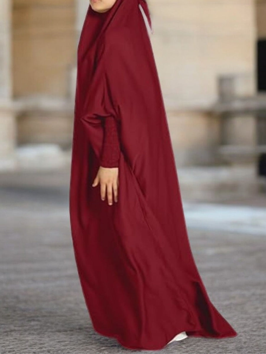 Nida Satin Full-Length Jilbab for Kids