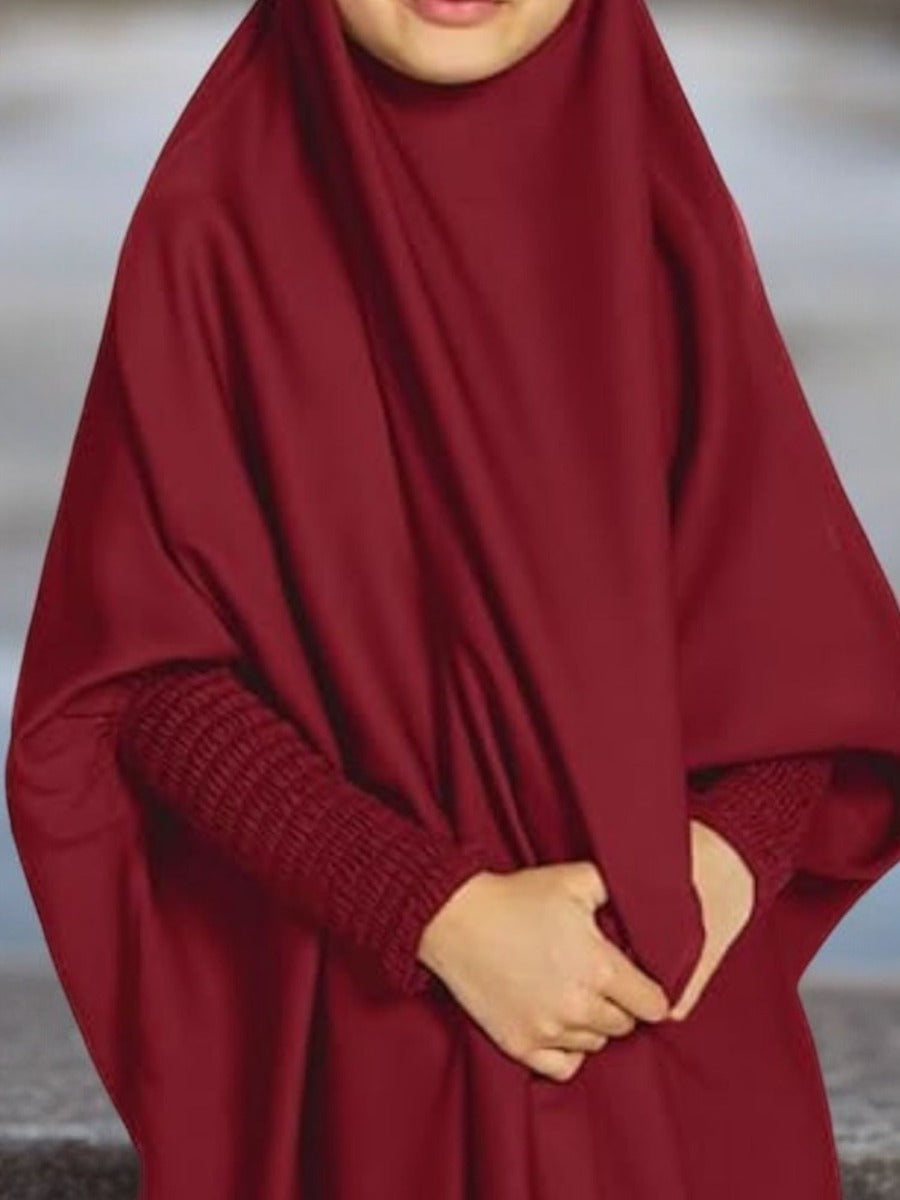 Nida Satin Full-Length Jilbab for Kids