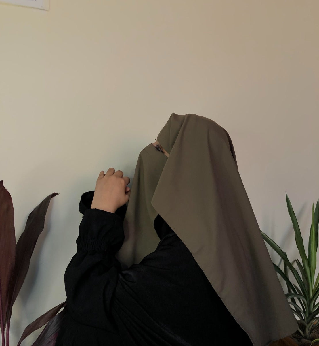 Double Layer Niqab- Full Covering
