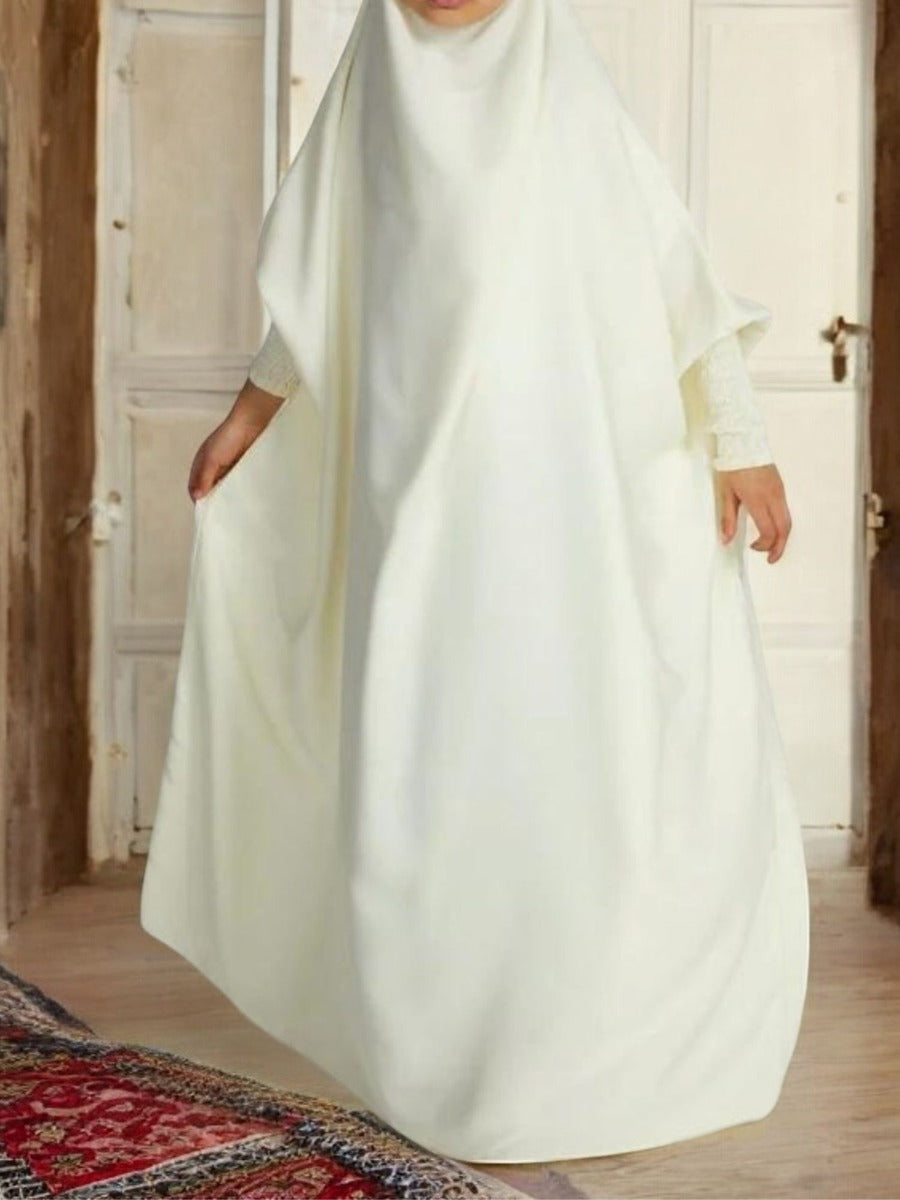 Nida Satin Full-Length Jilbab for Kids