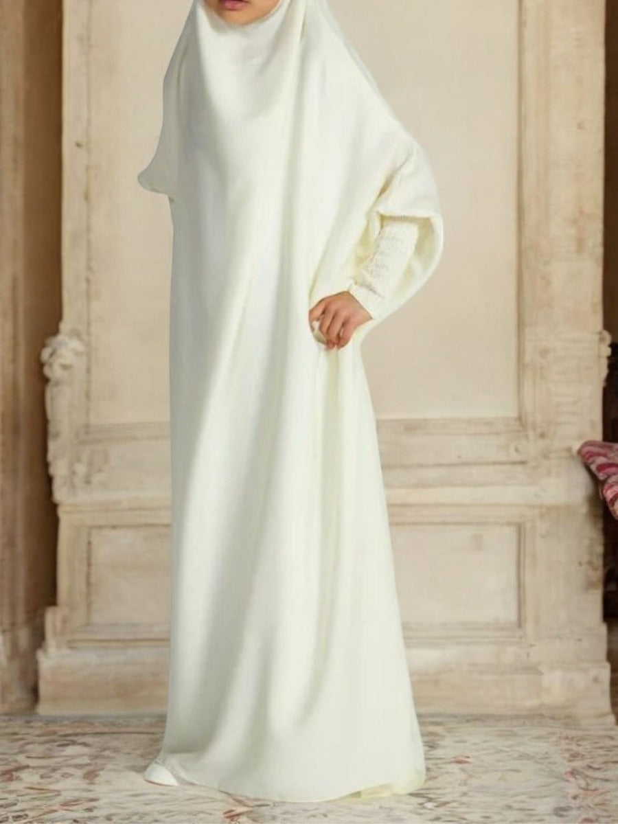 Nida Satin Full-Length Jilbab for Kids