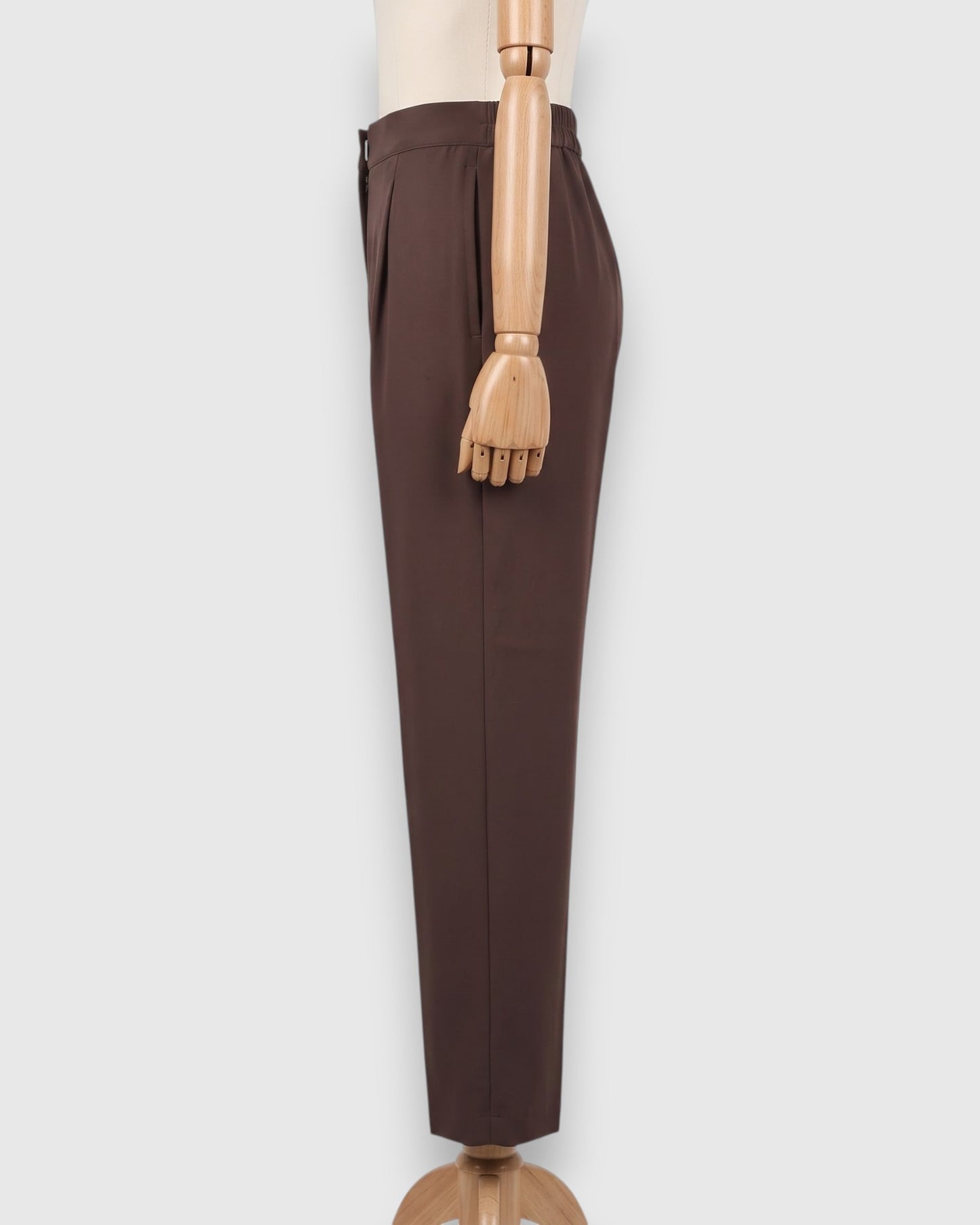 Straight-Fit Trousers for Women in Praadaa Fabric