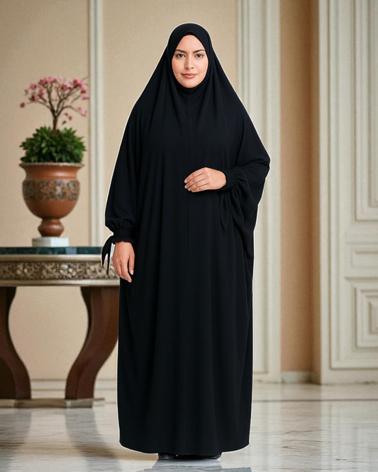 Firdaus Fabric Irani Chadar with Ribbon Cuff Detailing