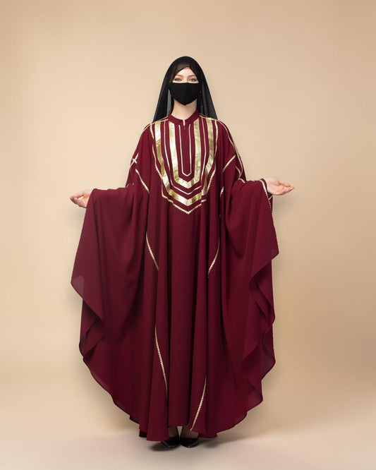 Fancy Irani Kaftan with GoldenGota Patti
