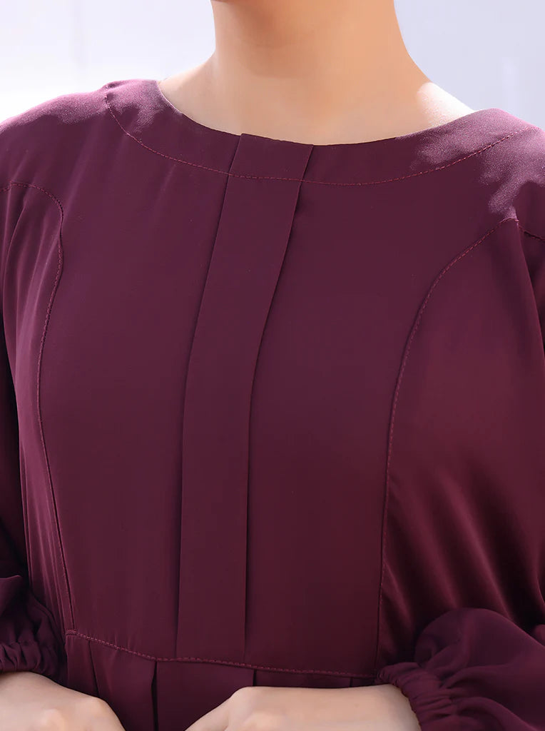 Absolute Designer Abaya with Umbrella Flare Bottom and Cuffed Sleeves