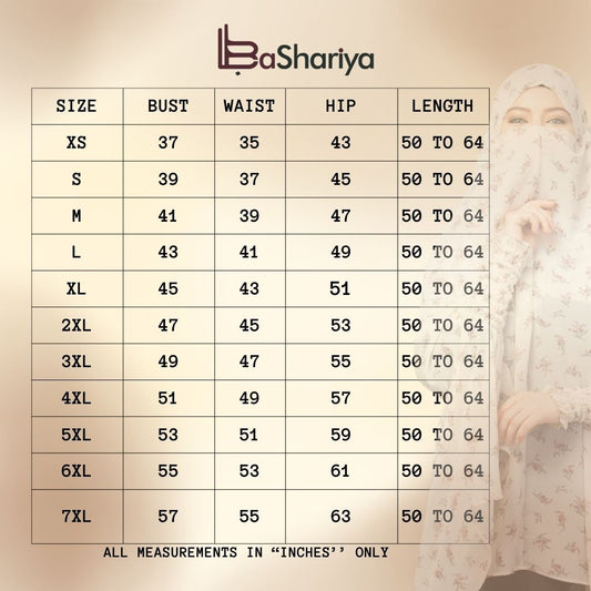 Modest Abaya Dress With Frills