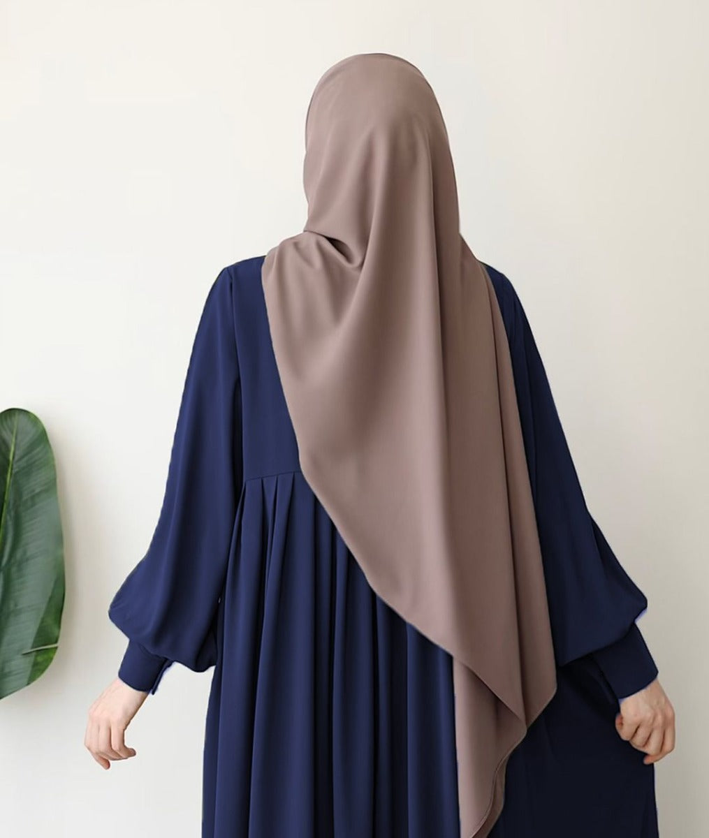 Turkish Style Abaya with Concealed Zipper