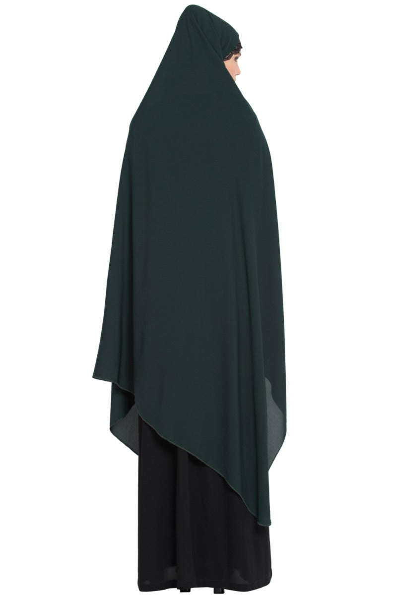 Irani Chador with Detatchable Nose Piece-Made in Nida Matt