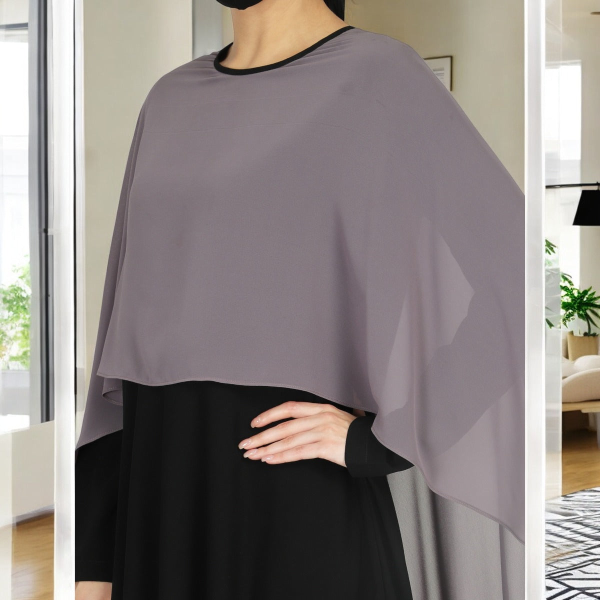 Princes Abaya Dress In Dual Layer