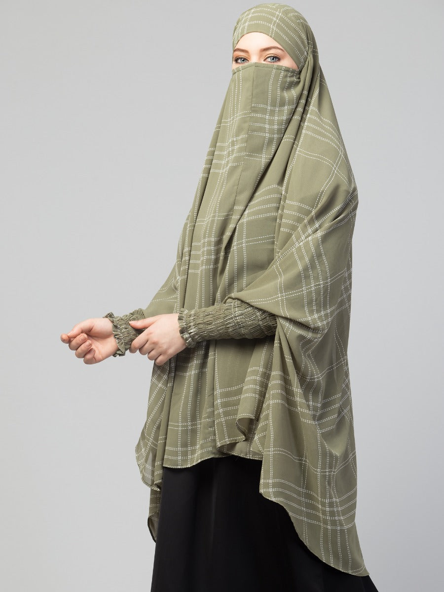 Full Size Georgette Khimar With Lining