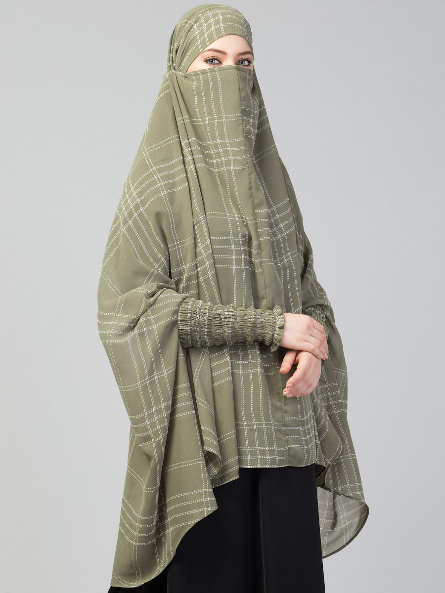 Full Size Georgette Khimar With Lining
