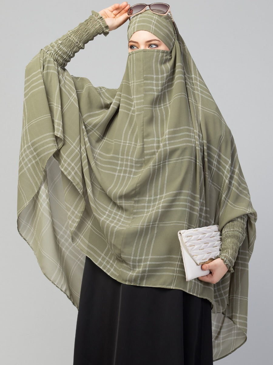 Full Size Georgette Khimar With Lining