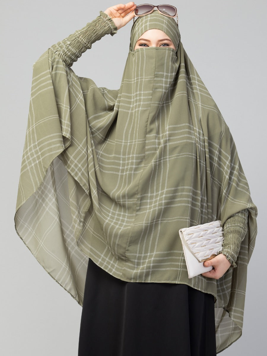 Full Size Georgette Khimar With Lining