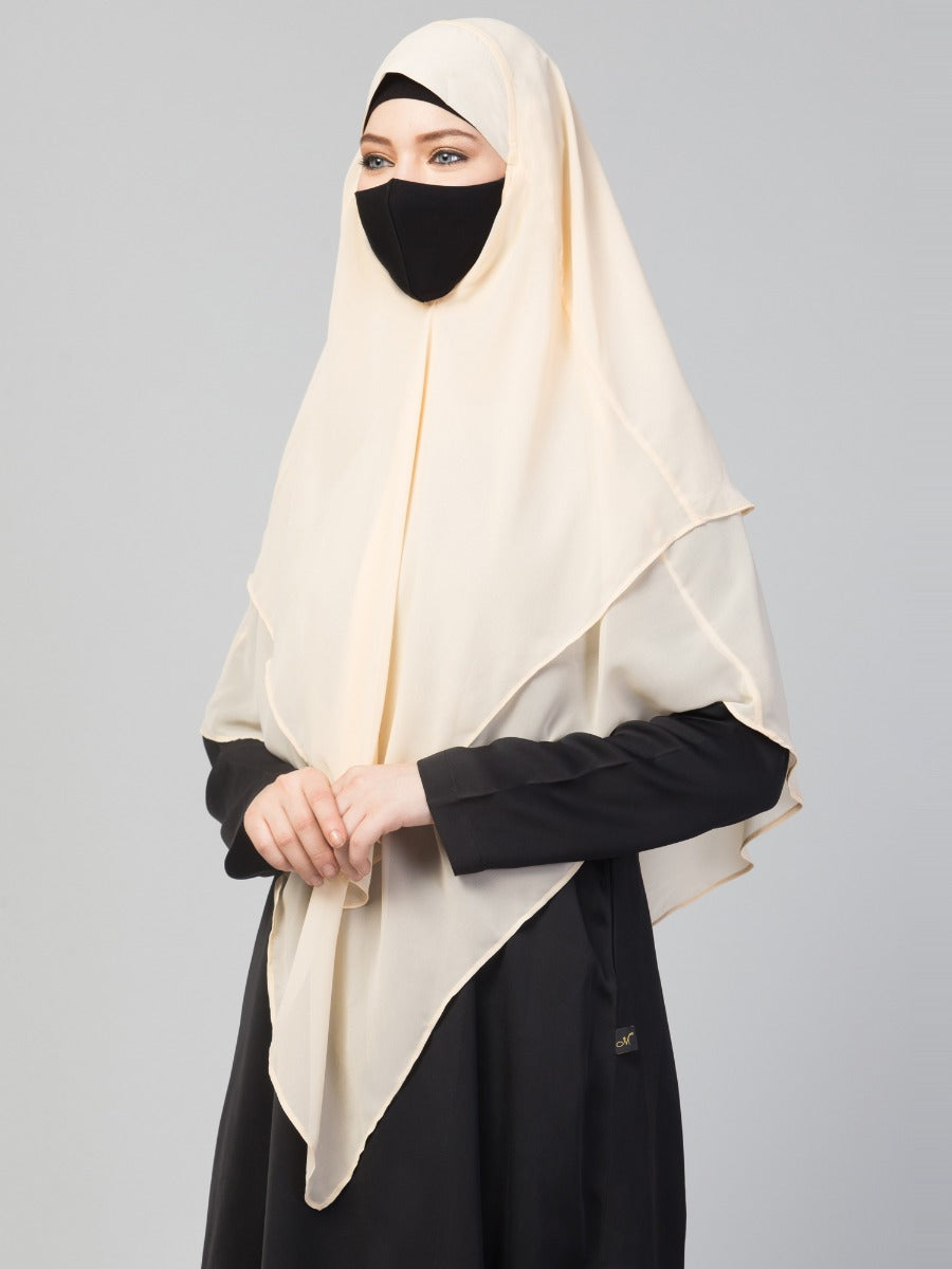 Triangular Khimar In Layers