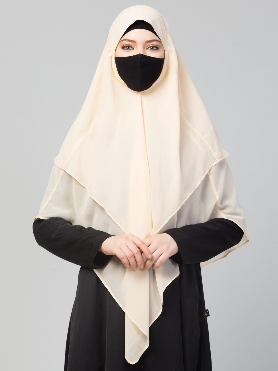 Triangular Khimar In Layers