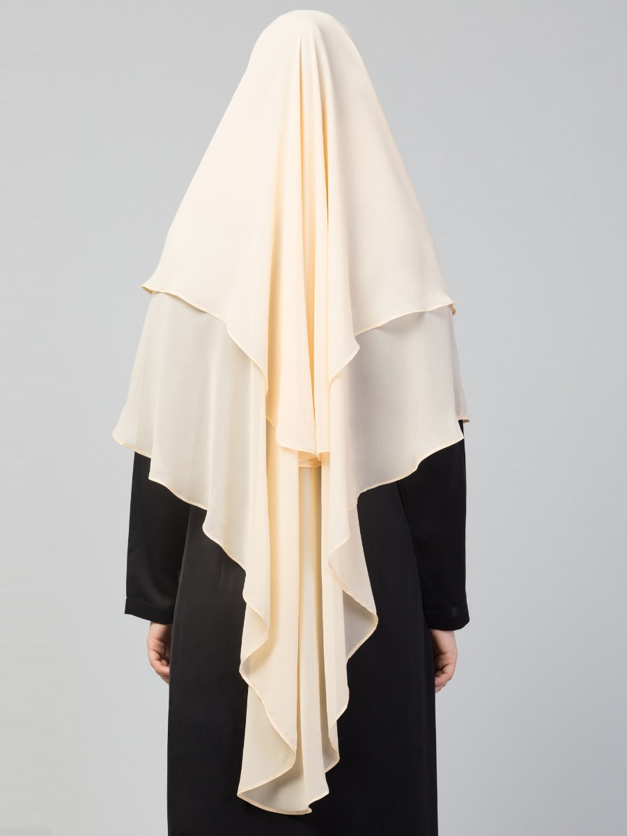 Triangular Khimar In Layers