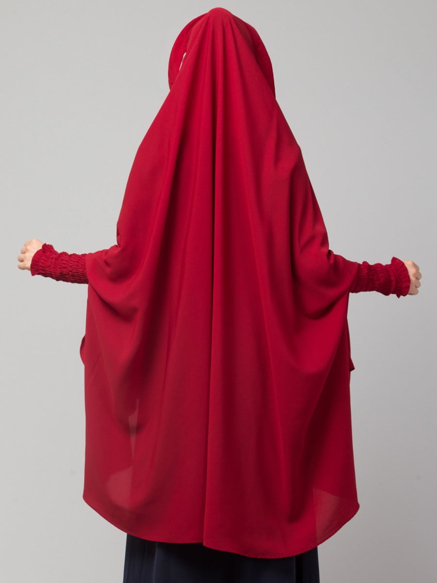 Khimar-Long Prayer Hijab With Mouth-Piece