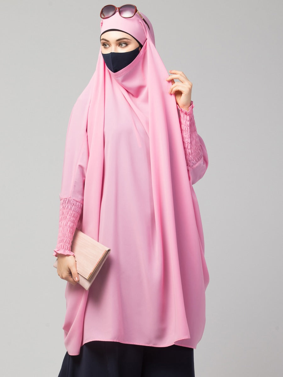 Khimar-Long Prayer Hijab With Mouth-Piece