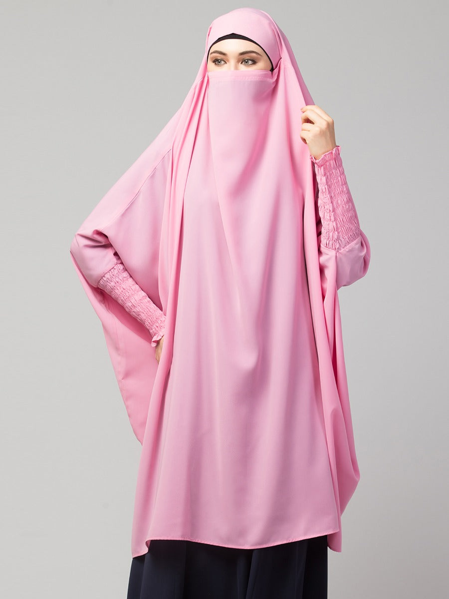 Khimar-Long Prayer Hijab With Mouth-Piece