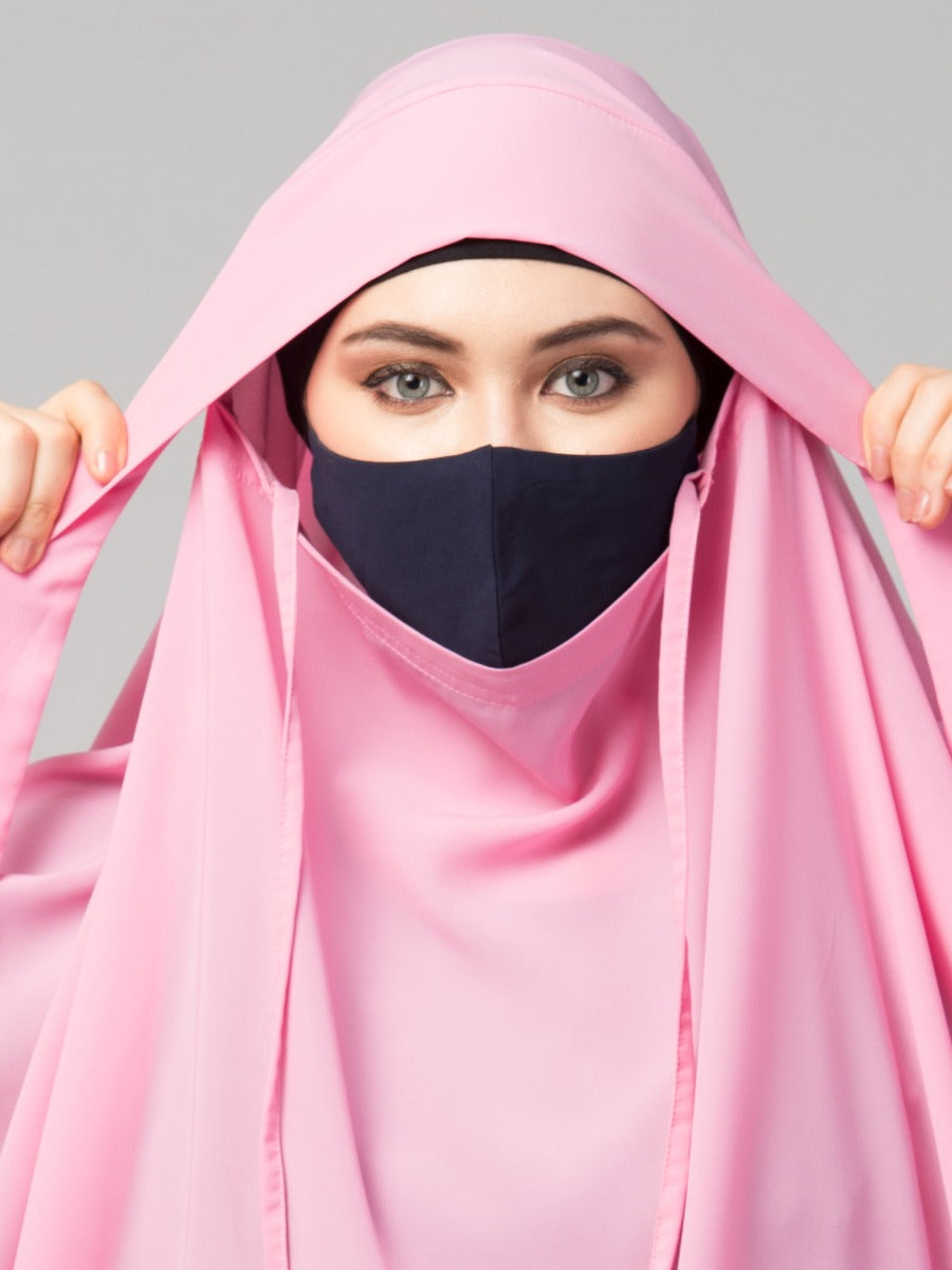 Khimar-Long Prayer Hijab With Mouth-Piece