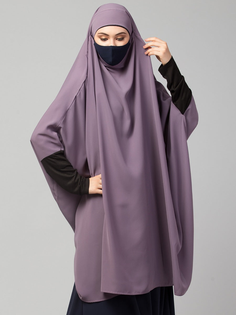 Khimar-Long Prayer Hijab With Mouth-Piece