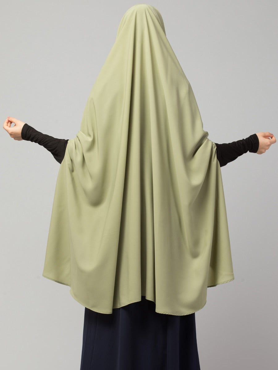 Khimar-Long Prayer Hijab With Mouth-Piece