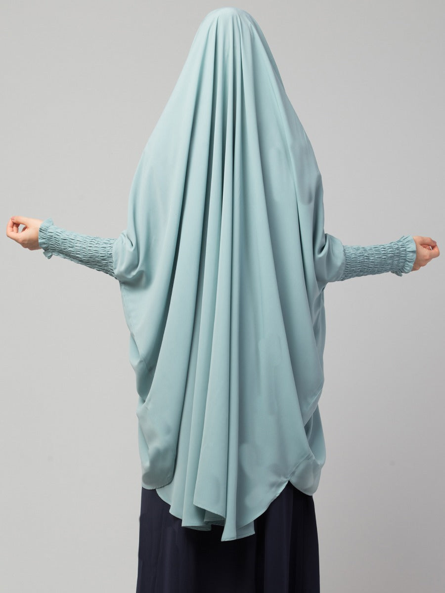 Khimar-Long Prayer Hijab With Mouth-Piece