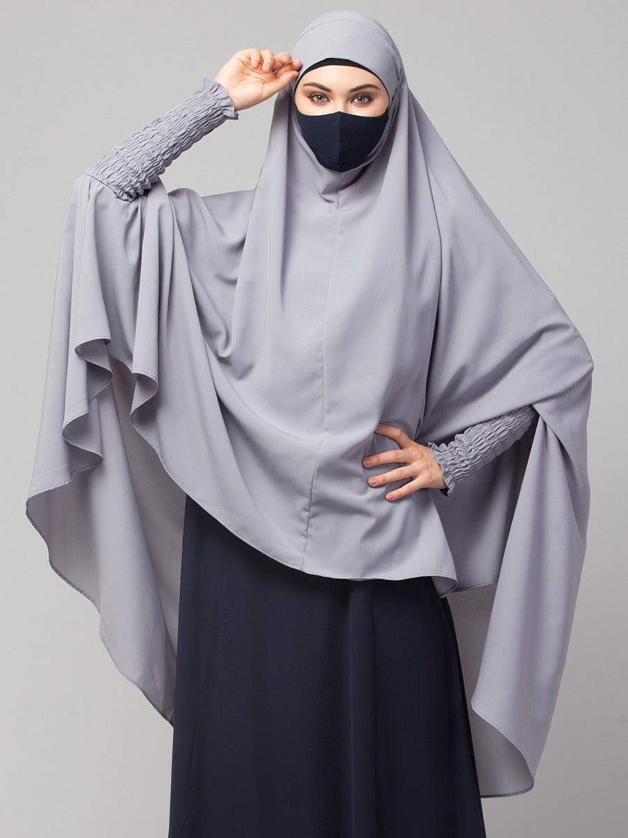 Khimar-Long Prayer Hijab With Mouth-Piece