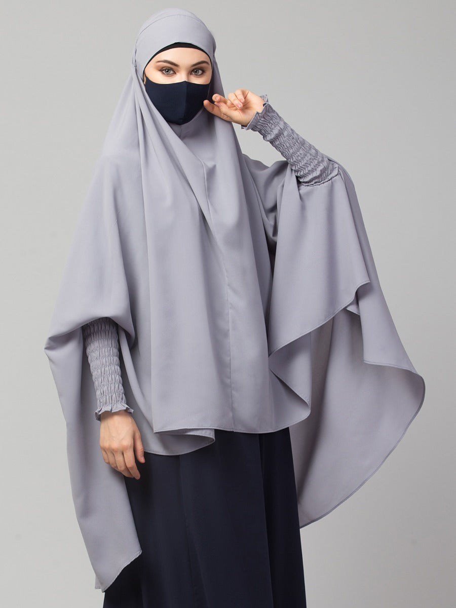 Khimar-Long Prayer Hijab With Mouth-Piece