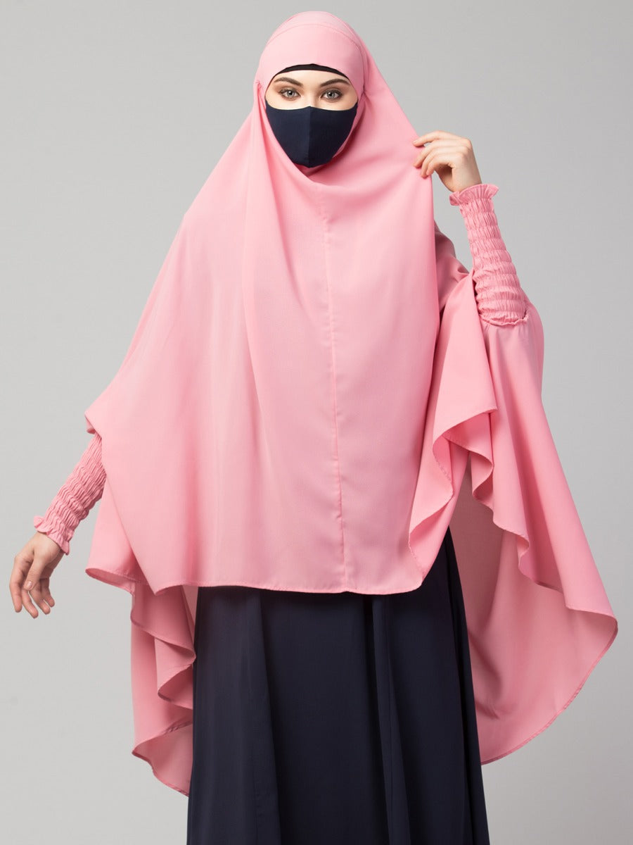 Khimar-Long Prayer Hijab With Mouth-Piece