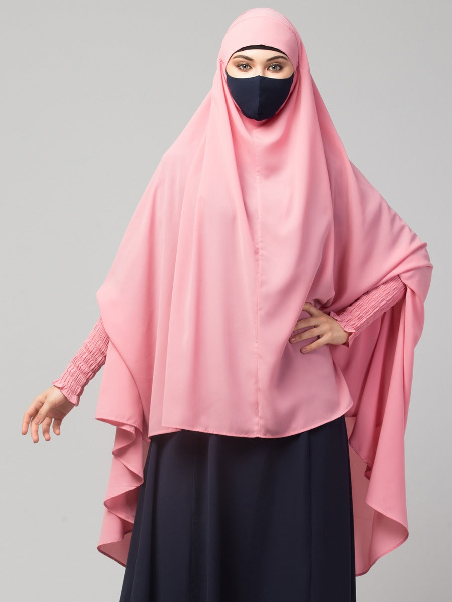 Khimar-Long Prayer Hijab With Mouth-Piece