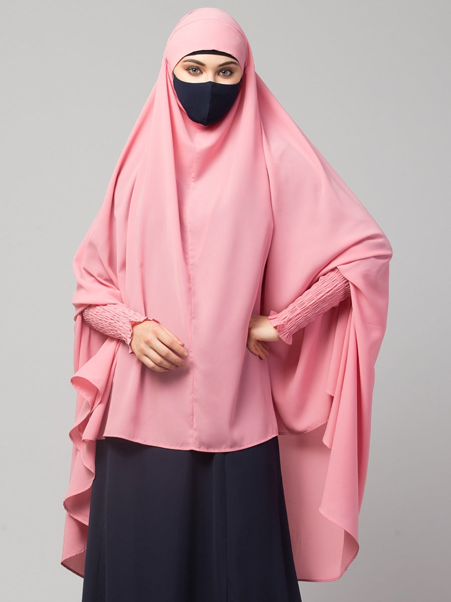Khimar-Long Prayer Hijab With Mouth-Piece