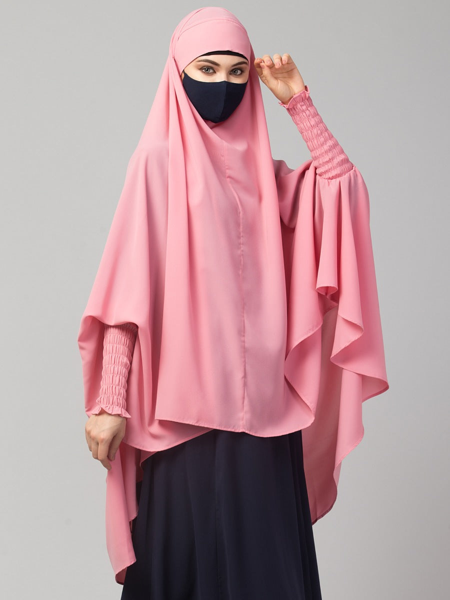 Khimar-Long Prayer Hijab With Mouth-Piece