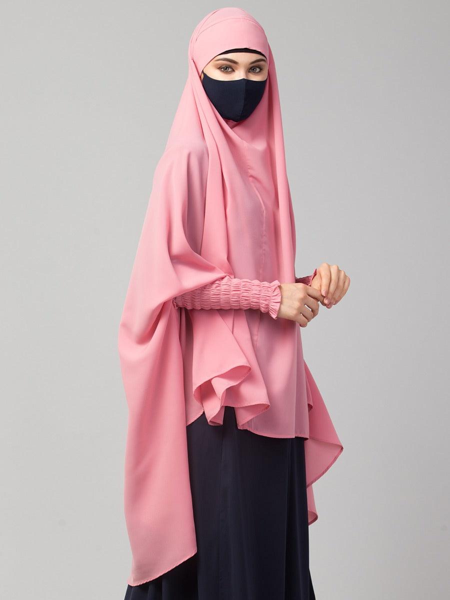 Khimar-Long Prayer Hijab With Mouth-Piece