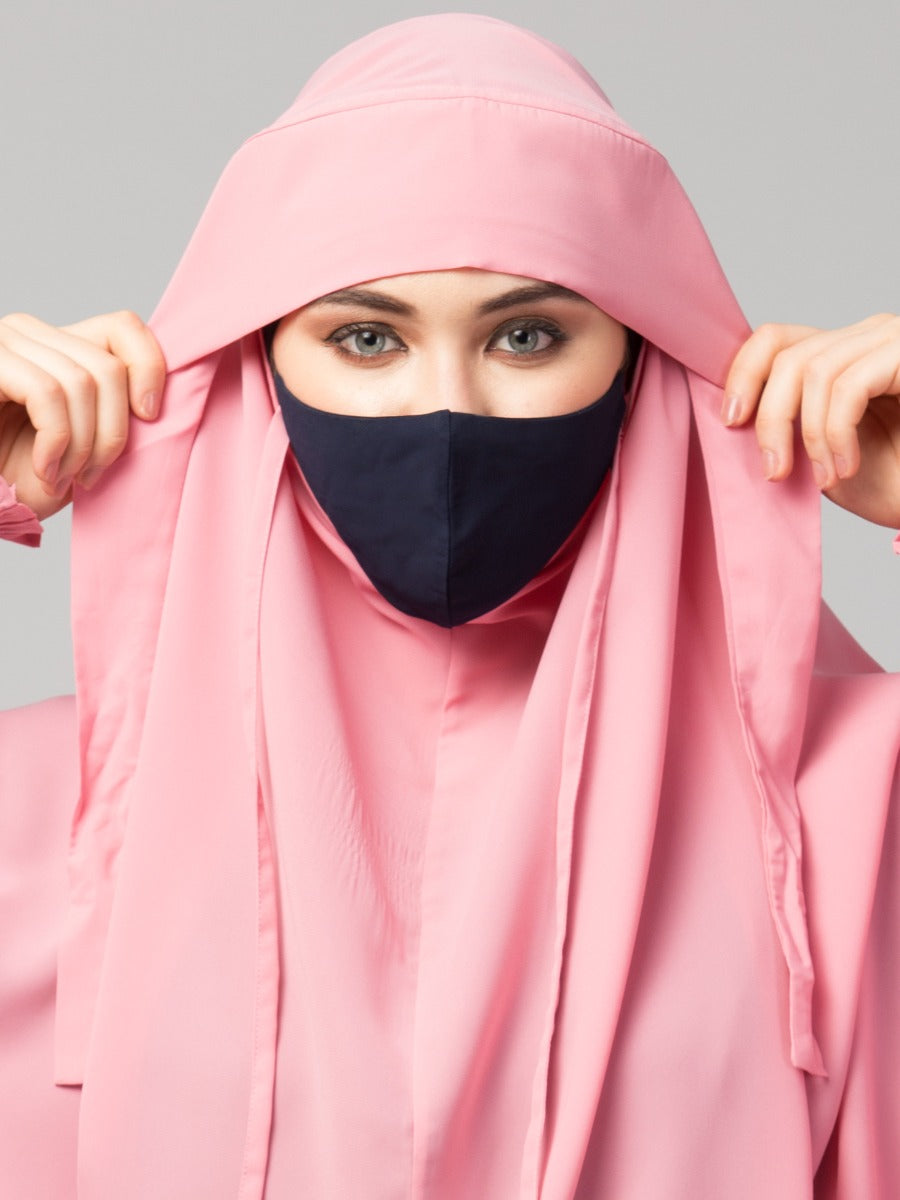 Khimar-Long Prayer Hijab With Mouth-Piece