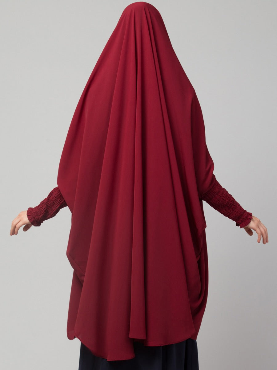 Khimar-Long Prayer Hijab With Mouth-Piece